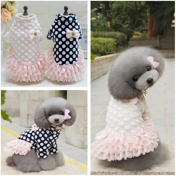 

Small Steamed Bread Pet dog Skirt Autumn And Winter Cotton Pet Sweater