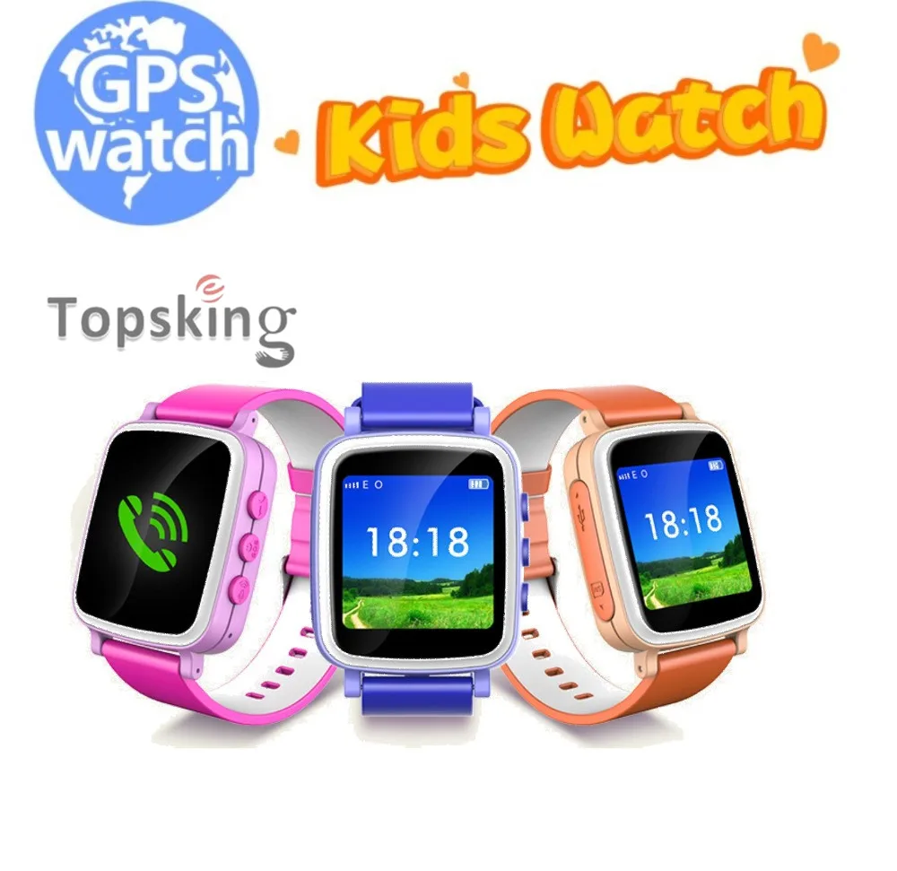 Hot Kid GPS Smart Watch Wristwatch SOS Call Location Finder Locator