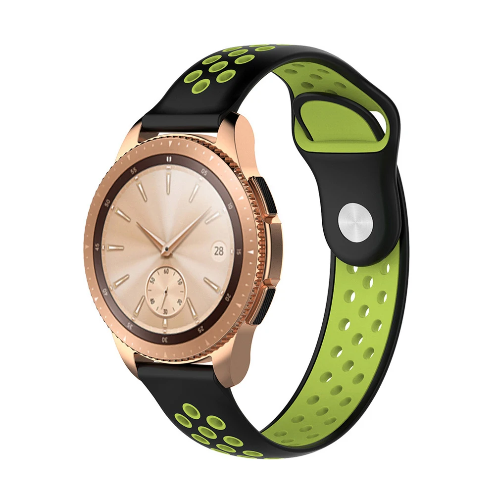 Силиконовый браслет ремешок часы ремешок для samsung gear S3 Frontier/Классический 22 мм TAT - Цвет: 10