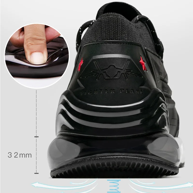 ONEMIX Men Running Shoes 95 Leather Upper Air Cushioning Soft Midsole Sneakers Casual Outdoor Shoes Max EU 47 ONEMIX Men Running Shoes 95 Leather Upper Air Cushioning Soft Midsole Sneakers Casual Outdoor Shoes Max EU 47