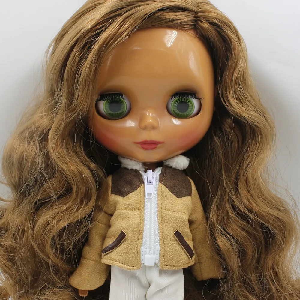 Blyth doll ледяная одежда Зимнее пальто рождественское пальто для куклы