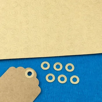 

Fanshion Kraft circular round Paper 1200PCS/Lot 1cm Sticker Labels Adhesive Stickers DIY For Gift/Box/gift/envelope