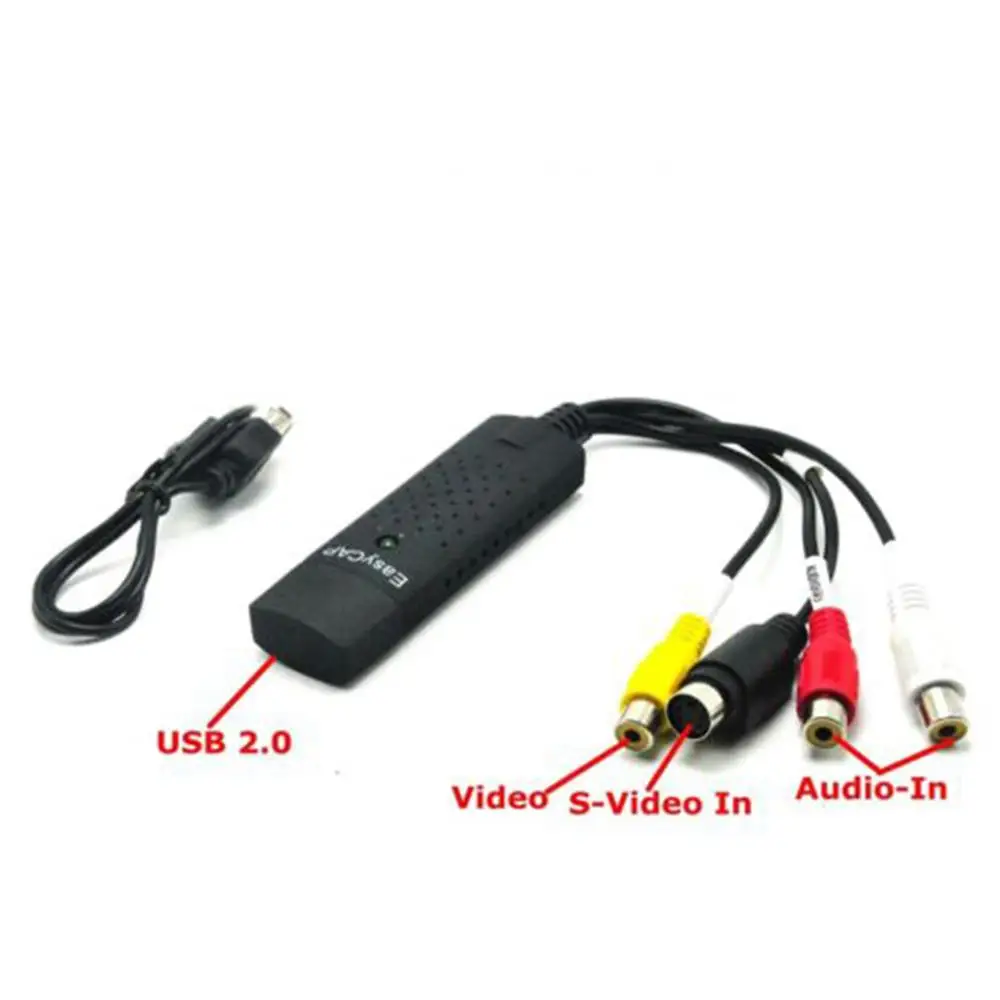 

EasyCAP USB2.0 1 Channel Video Capture Card AV / BNC to USB TV DVD VHS Audio