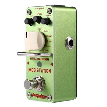 

AROMA AMS-3 Mod Station Guitar Pedal Modulation Ensemble Electric Guitar Effect Pedal Mini Single Effect with True Bypass