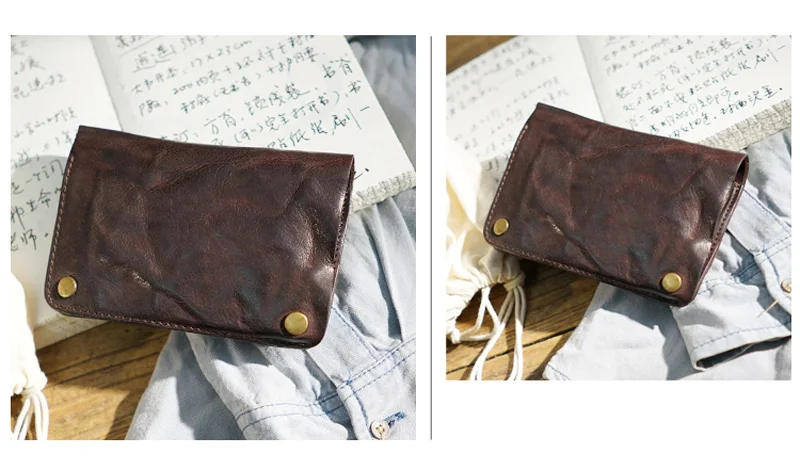 AETOO The original male money lady makes the old leather handmade leather, eighty percent off retro wallet, simple wallet