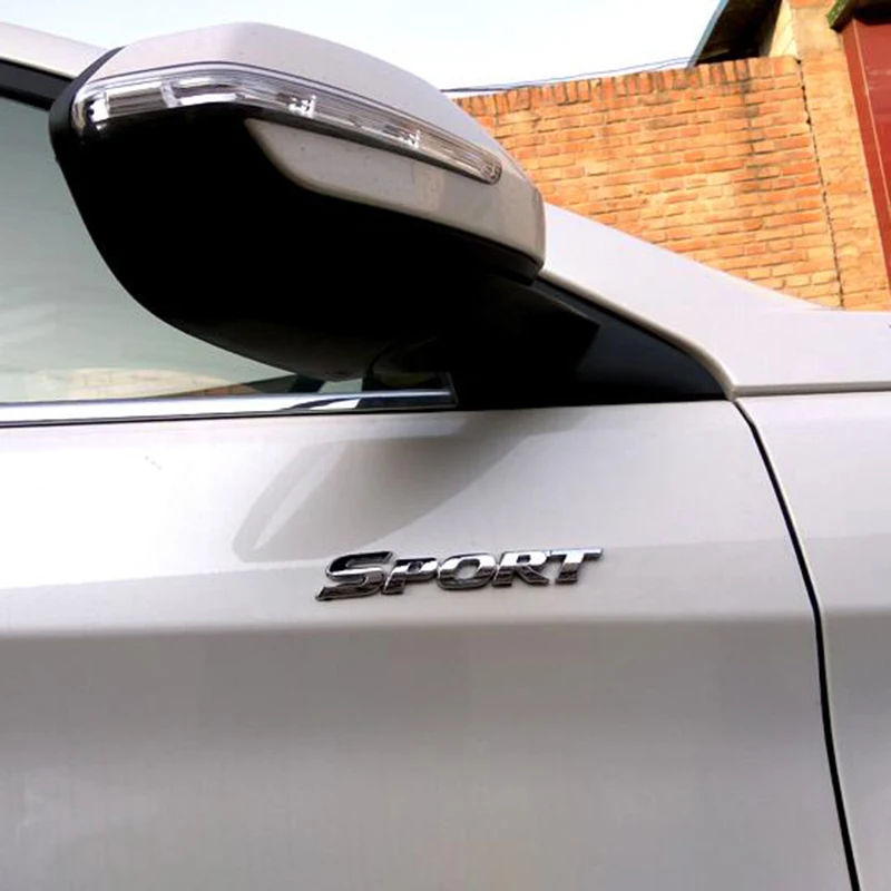 3D пластиковый хромированный логотип, автомобильная наклейка, Спортивная эмблема, значок, наклейка на дверь, авто аксессуары для Toyota Highlander BMW HONDA VW, Стайлинг автомобиля