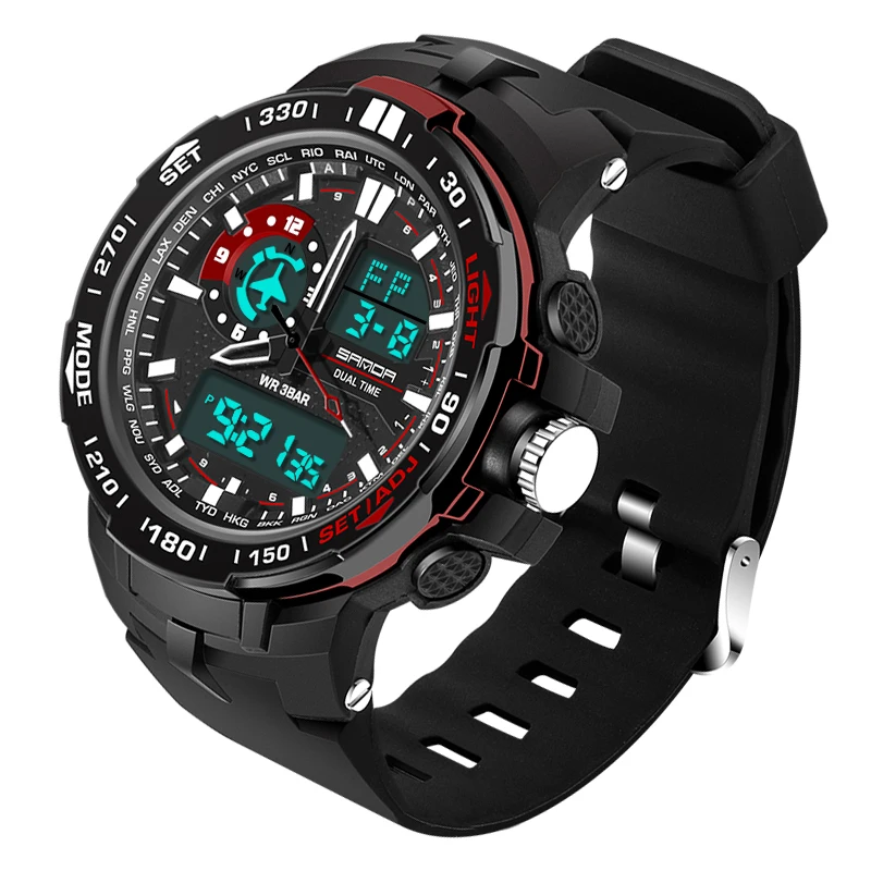 

SANDA 737 Military Mens Watches Waterproof Sport Watch Men Multifunctional S Shock Clock Male horloges Relogio Masculino manne