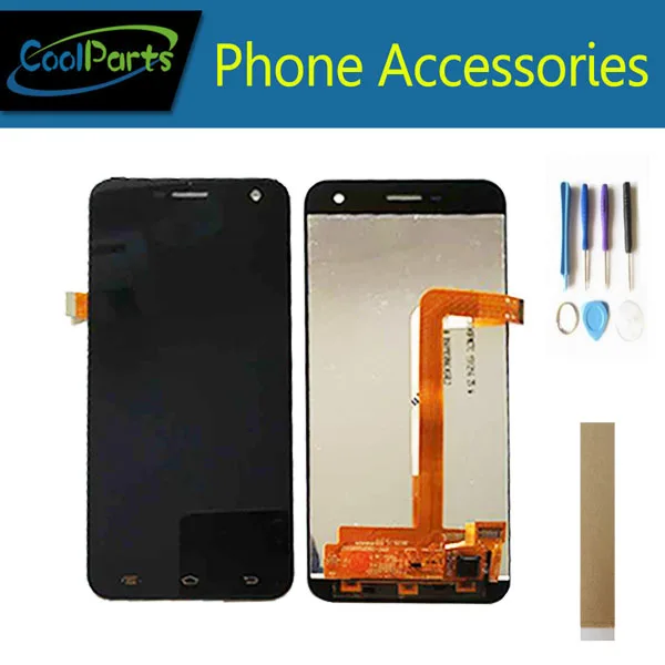 

1PC/Lot High Quality For Jinga Fresh 4G LCD Display With Touch Screen Digitizer Glass Black Color With Tape
