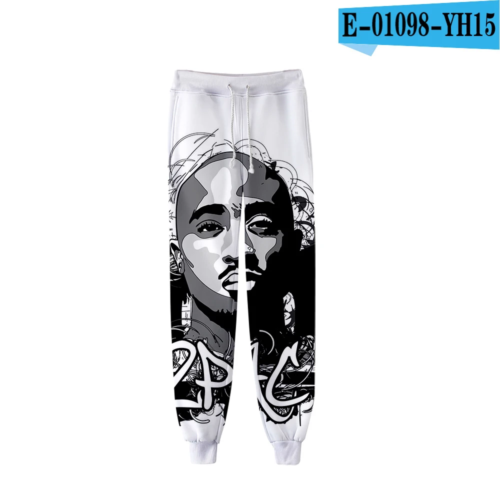 3D 2PAC RAPPER классные хип хоп Харадзюку Jogger брюки многоцветные Новое поступление Уличная Стиль дышащие брюки высокого качества - Цвет: As shown
