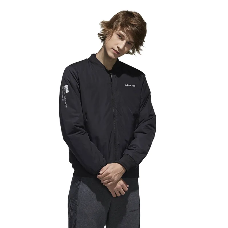 Новое поступление Adidas neo м PAD JKT куртка с хлопковой подкладкой, двухсторонняя одежда Для мужчин куртка спортивная одежда