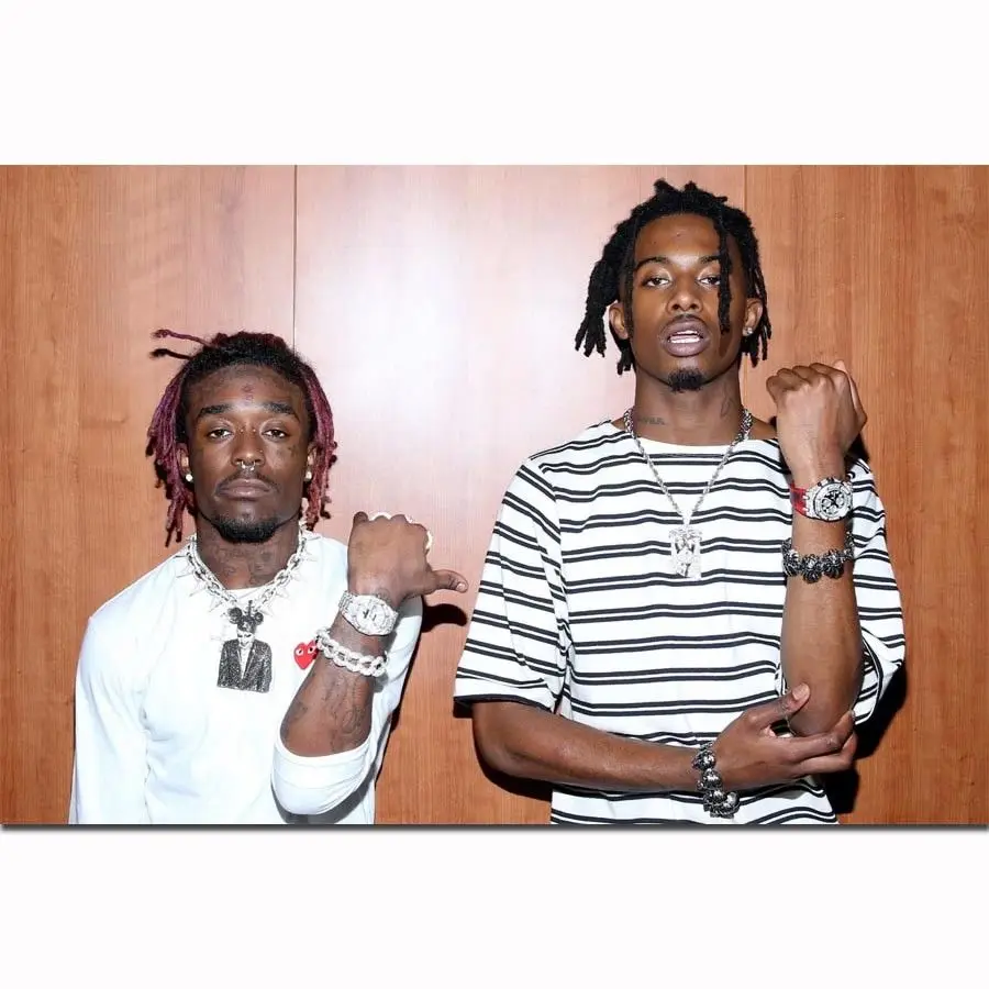 Лидер продаж большой банковский плакат FX2391 Lil Uzi Vert & Playboi Carti рэп музыкальные