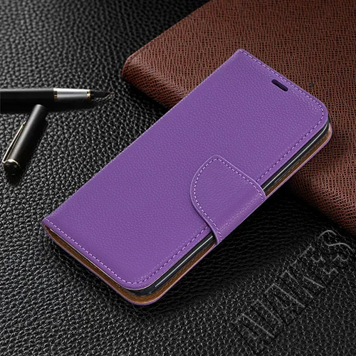 Чехол-бумажник чехол для телефона для Nokia 2,1 2,2 3,1 3,2 4,2 5,1 1 плюс Флип кожаный ремешок слот для карт на магните чехол-подставка - Цвет: Purple