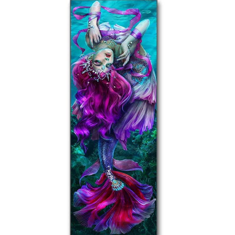 

Full Square/Round Drill 5D DIY Diamond Painting "Beautiful mermaid" 3D Embroidery Cross Stitch Mosaic Decor Gift