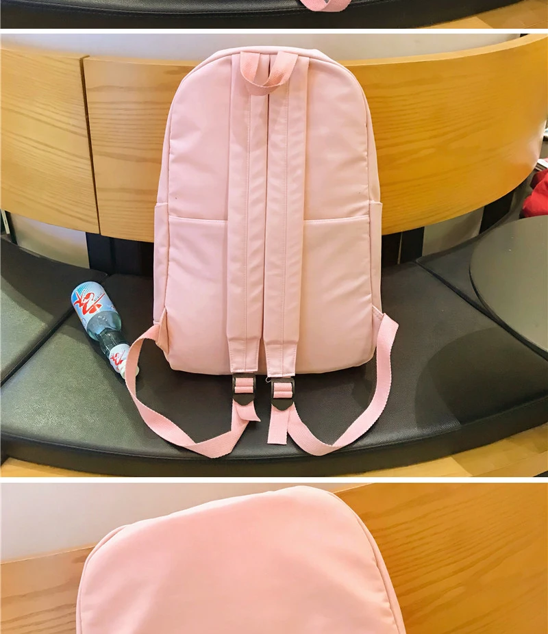 Большой Вместительный школьный рюкзак, водонепроницаемый нейлоновый женский рюкзак, женские сумки через плечо для девушек, дорожная сумка Mochila