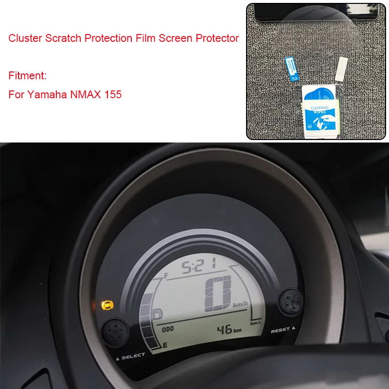 

MTCLUB For Yamaha NMAX 155 NMAX155 Dashboard Instrument Speedometer Cluster Scratch Protection Film Screen Protector New