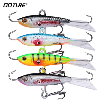 

Goture Winter Ice Balancer Fishing Lure Lead Jigging Hard Artificial Bait 60mm/80mm For For Walleye Winter Fishing