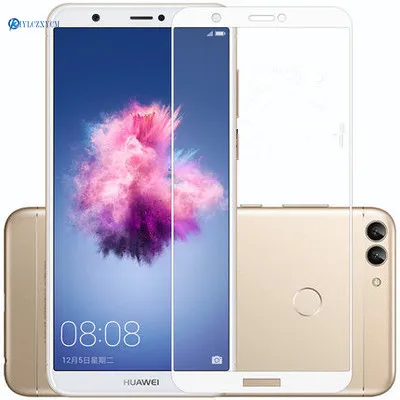 KIYLCZXYCM For Huawei P Smart 9H Hard 2.5D Arc Edge Full Screen Protector Tempered Glass Film Enjoy 7S protection 5pcs | Мобильные