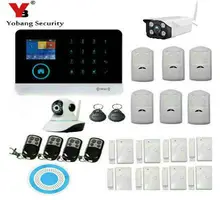 YobangSecurity WiFi GSM GPRS Alarm System IOS Android APP Control Home Security Alarm System With Wifi Outdoor Indoor IP Camera