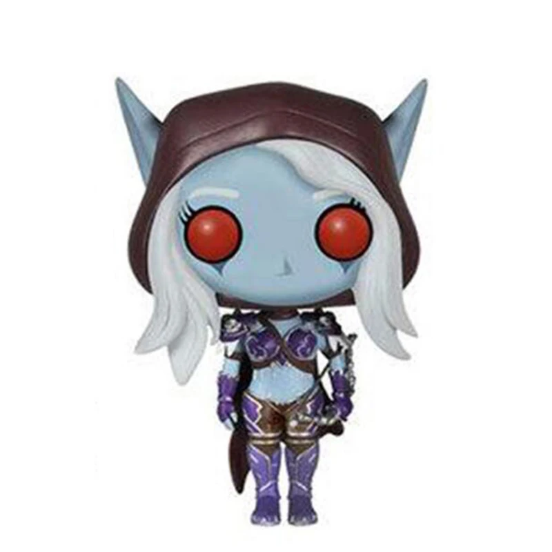 Аниме Рисунок WOW Sylvanas Windrunner стрельба из лука королева ПВХ фигурки модель для