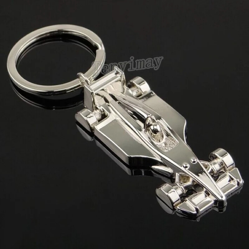 

High quality F1 cars keychain free shipping, alloy racing cars keychain, Formula 1 vehicle keyring, men's keychain fit promotion