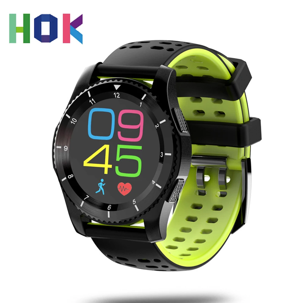 

HOK G8H Smart Watch Heart Rate Monitor Blood Pressure Bluetooth 4.0 Fitness Tracker SIM Card Smartwatc For Android IOS