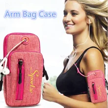 Портативная универсальная спортивная нарукавная повязка от 4 до 6 дюймов водонепроницаемая Повязка Чехол для iPhone huawei samsung Galaxy Xiaomi Холщовая Сумка для телефона