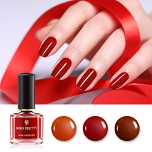 BORN PRETTY 6 мл чистый цвет лак для ногтей Тыква серия пилинг дизайн ногтей на водной основе лак для ногтей