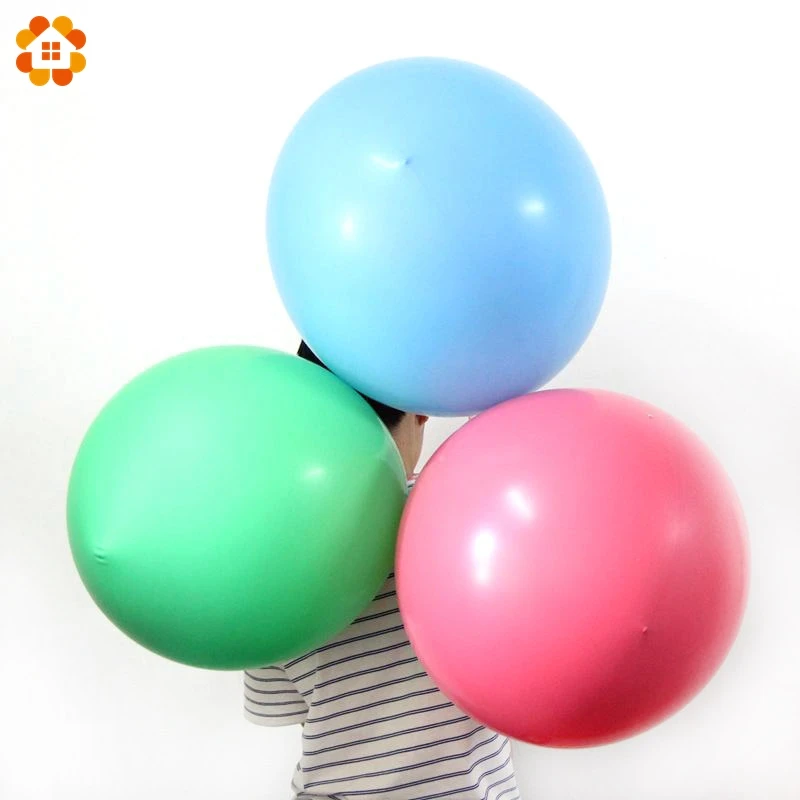 1PCS Colorful Blow Up 36 Inch Ball Balloon Helium Inflable Big Latex