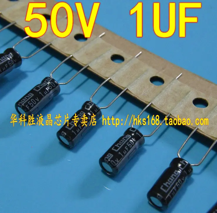 Доставка 50V1UF 1UF50V Бесплатная новая Оригинальная фотография 5*12|capacitor meter|capacitor