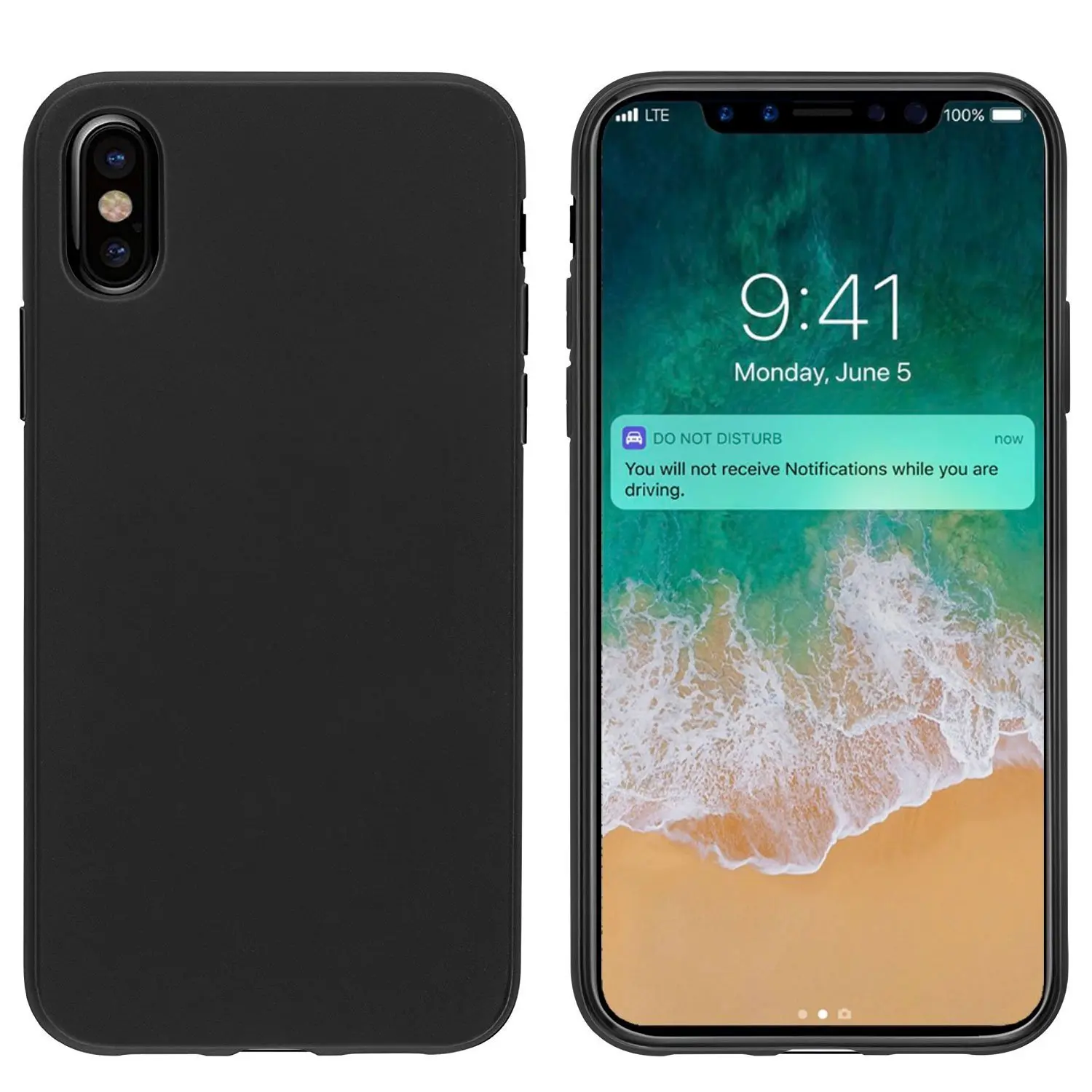 

Case for iPhone X, Protective TPU Gel Case for iPhone X 5.8 Cover thickness surface with matte For iPhoneX 5.8