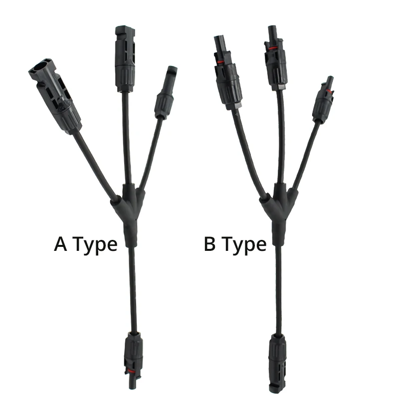 

3 to 1 hot selling MC4 Y Branch Connector with 4mm2 solar cable TUV approved For Solar pv System