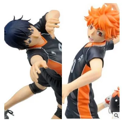 Haikyuu фигурки Хината Syouyou Акара TOMY ПВХ 17 см японского аниме волейбол Фигурки
