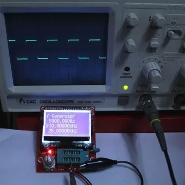 DIY наборы цифровой комбо компонент M8 транзистор тестер Конденсатор LCR диод емкость ESR метр ШИМ квадратная волна 12864 ЖК-дисплей