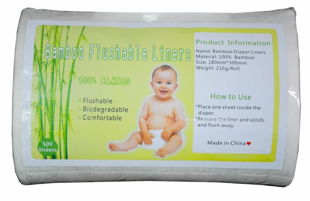 Bamboo Liners with packing