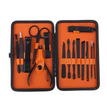 15 шт Профессиональный маникюр, Педикюр Уход Комплект ножниц для ногтей ржавчины нержавеющей стали пилки для ногтей Удаление омертвевшей кожи набор щипцов