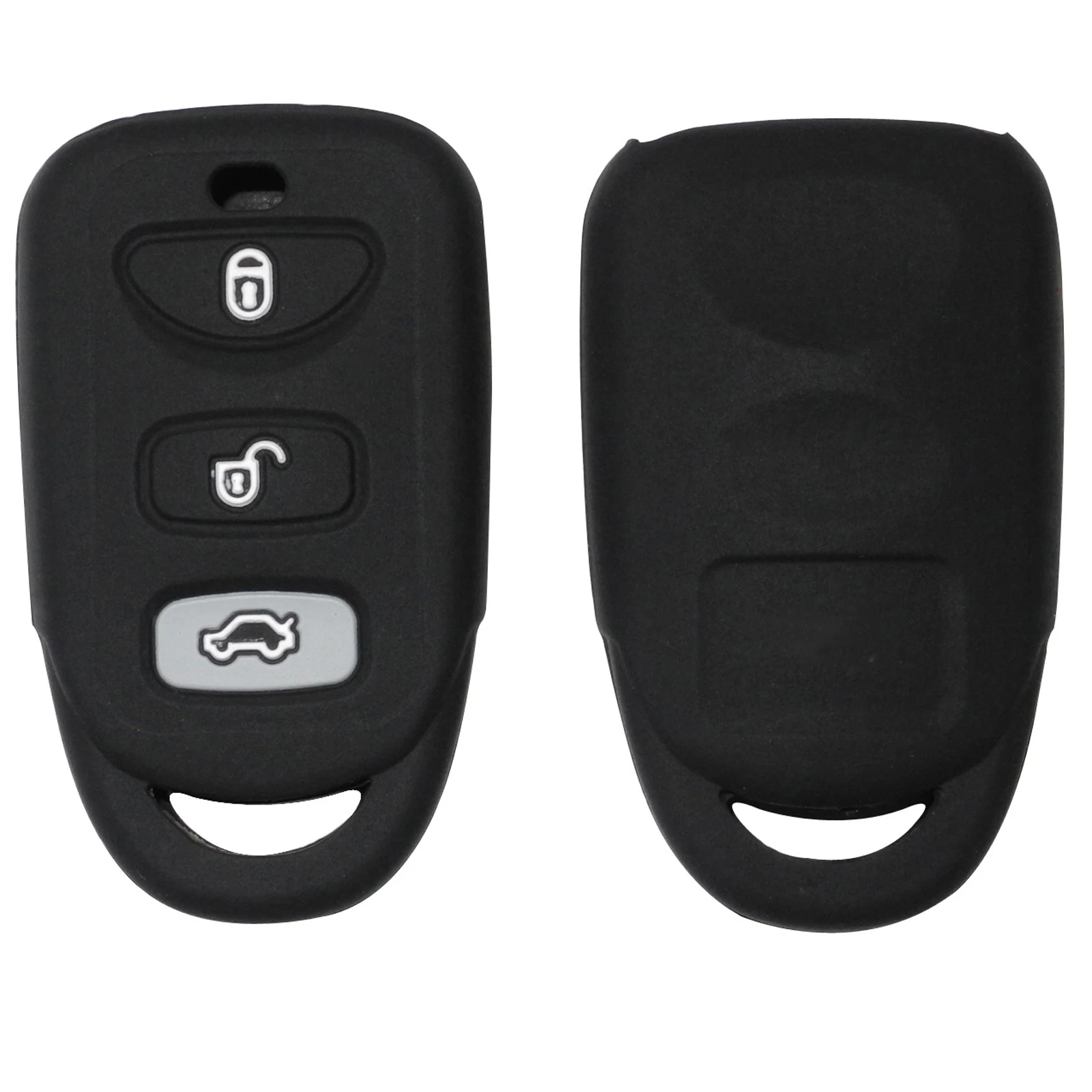 15 шт. пульт 3 кнопки силиконовый чехол для ключей от машины для hyundai KIA Tuscon Elantra Rio Sportage Rondo Accent