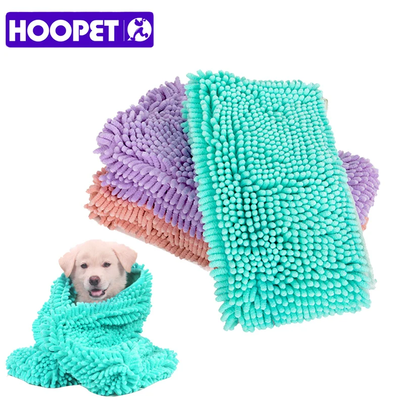 HOOPET Welpen Hund Katze Dusche Bad Handtuch Trocknen Handtuch Reinigung Hohe Qualität Pet Produkt Billig