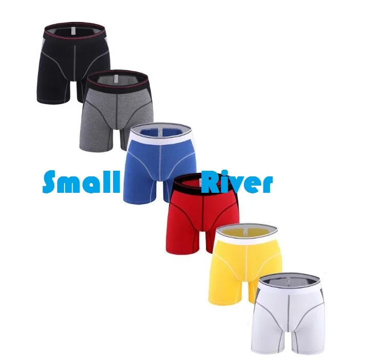 New arrival High end Men's Mid waist cotton underwear Male Riding wear