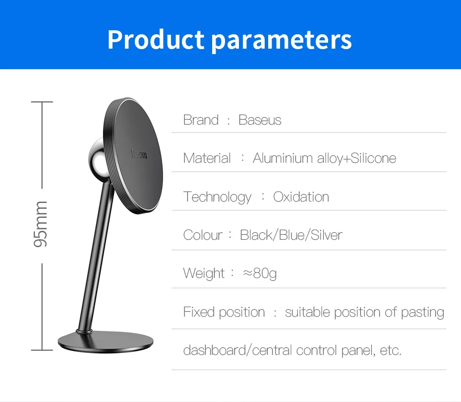Магнитный автомобильный держатель для телефона Baseus для iPhone, samsung, Xiaomi, магнитный автомобильный держатель для телефона, автомобильный держатель для мобильного телефона, подставка для смартфона