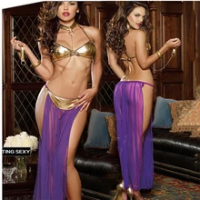 Free shipping,2017 New Adult Women Sexy Star Wars Slave Princess Leia Costume Dress Lady Halloween Fancy Dress Cosplay Costume