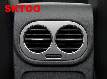 

SKTOO For 2010-15 Volkswagen Tiguan concept armrest rear air conditioning vent rear seat heater air conditioning outlet Silver