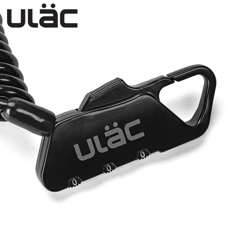 ULAC велосипедный кабель пароль мини замок цинковый сплав Противоугонная 77 г водонепроницаемый защитный шлем велосипедные замки