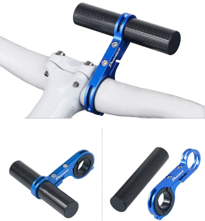 

Bicycle Handlebar Extended Bracket Bike Computer Mount Headlight Carbon Bar Holder Lantern Lamp Support Rack Alloy Fiber Stand