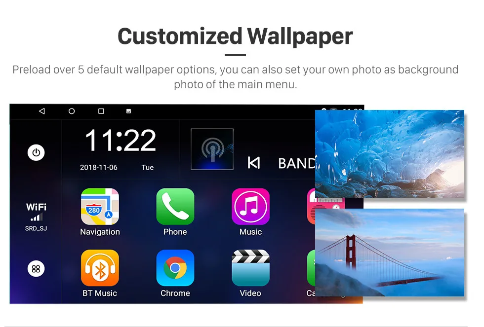 Clearance Seicane Android 6.0/7.1/8.1 GPS 10.1" Car Radio For Mitsubishi ASX Peugeot 4008 2010 2011 2012 2013 2014 2015 3G WIFI Bluetooth 14
