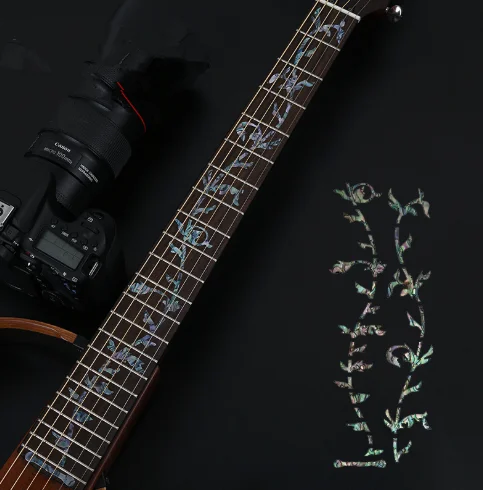 Крест инкрустация наклейки гриф наклейка для электроакустической гитары Бас ультра тонкая наклейка Аксессуары для гитары 4 стиля