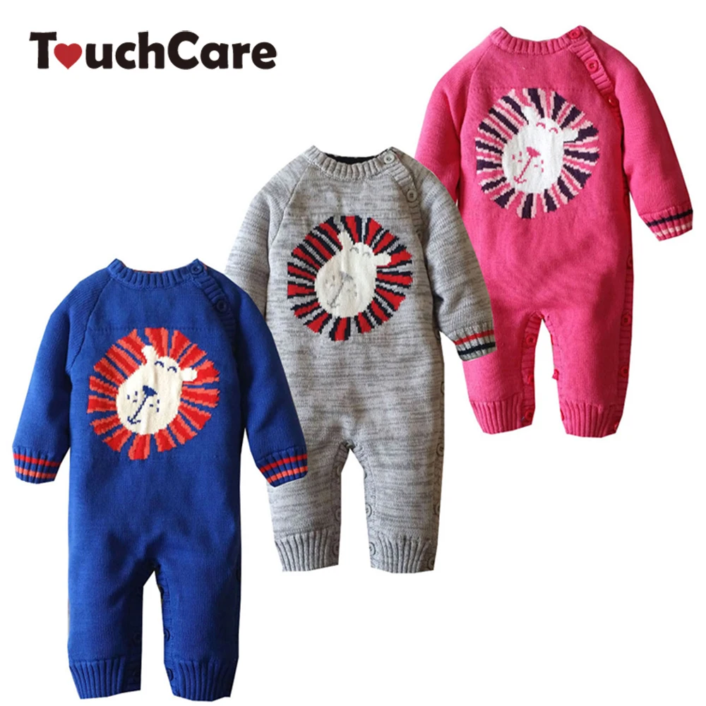 

Cute Cartoon Lion Baby Boys Girls Rompers Newborn Soft Solid Long Sleeve Kids Clothes Fleece Ropa Bebes Costume Toddler Jumpsuit