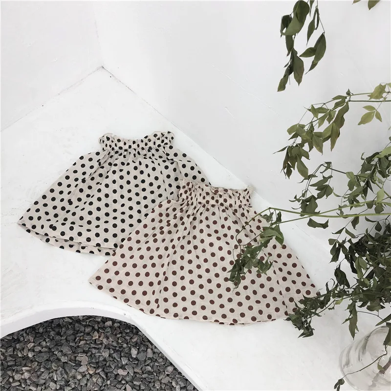Little Kids Skirt Long 2019 Spring Summer High Waist Children Skirt Toddler Dot White Beige Cotton Princess Girl Clothing   2 3 4 5 6 7 8 9 10 11 12 13 14 15 years little baby kids skirts for girls (3).jpg