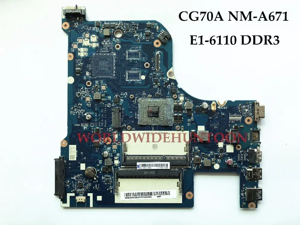Высококачественная новая материнская плата для ноутбука Lenovo IdeaPad G70-35 CG70A NM-A671