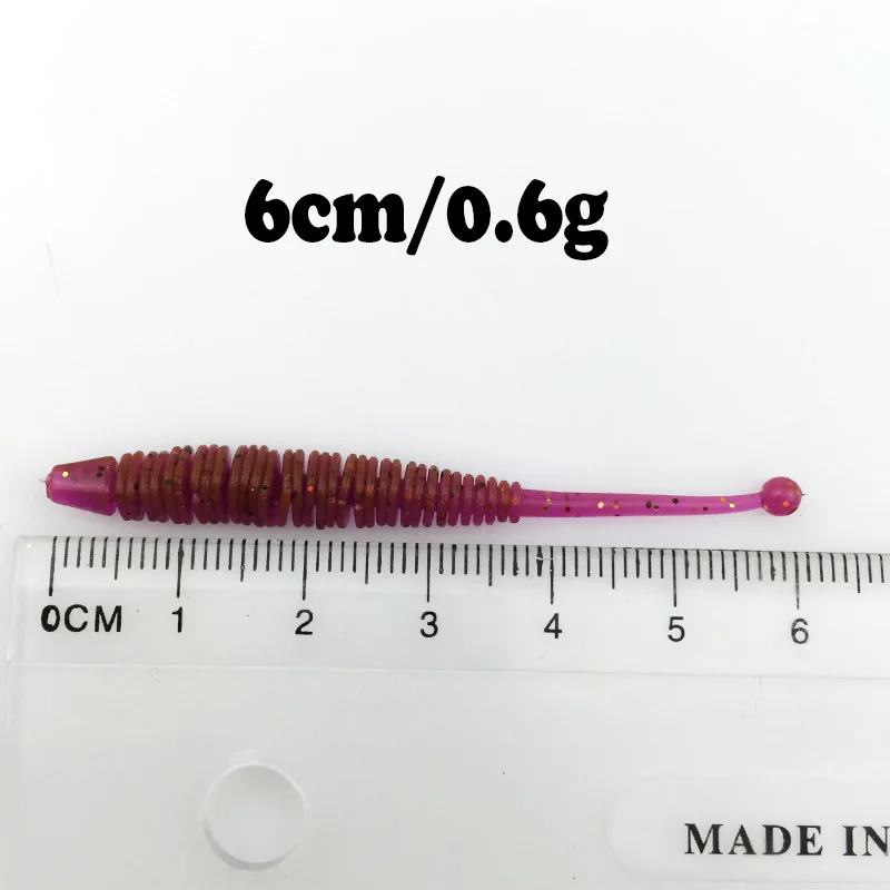Proleurre 10 قطعة/الوحدة لينة دودة الأرض الصيد إغراء 60 مللي متر 0.6g لينة الديدان الرقصة مريب رائحة المتذبذب الصيد الطعم الاصطناعي الطعوم Proleurre 10 قطعة/الوحدة لينة دودة الأرض الصيد إغراء 60 مللي متر 0.6g لينة الديدان الرقصة مريب رائحة المتذبذب الصيد الطعم الاصطناعي الطعوم