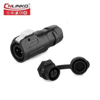 

CNLINKO M12 2 Pin Male Female Plug Sockets Waterproof IP67 Power Adapter Panel Mounts Industrial Medical 2Pin Aviation Connector